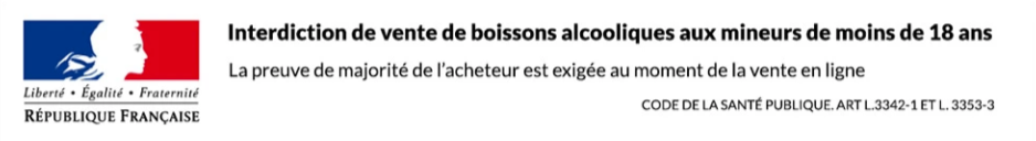 code sante vente alcool